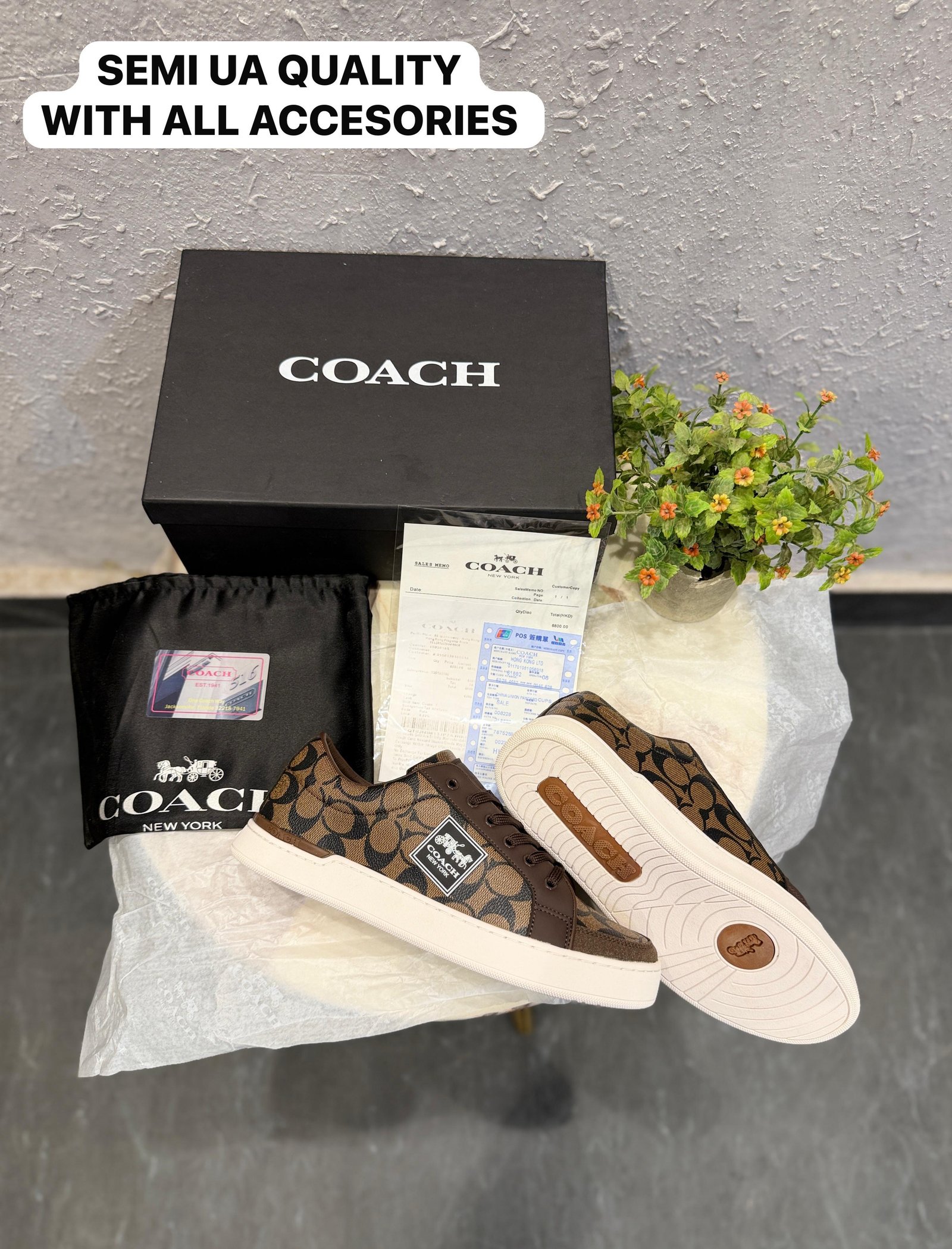 Brown White Luxury Trainers – Premium Comfort & Timeless Elegance