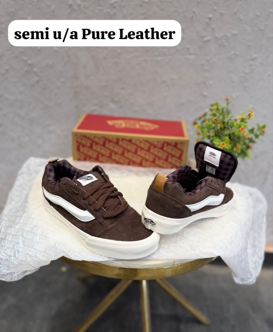 Coffee Brown Chunky Sneakers – Vintage Comfort & Streetwear Style