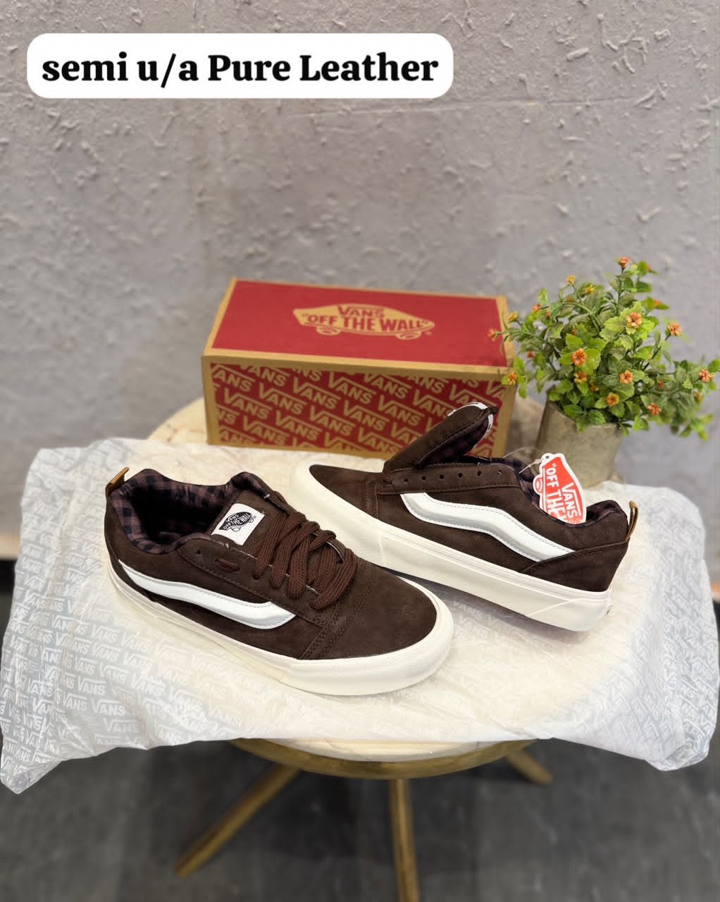 Coffee Brown Chunky Sneakers – Vintage Comfort & Streetwear Style