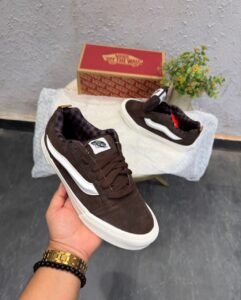 Coffee Brown Chunky Sneakers – Vintage Comfort & Streetwear Style