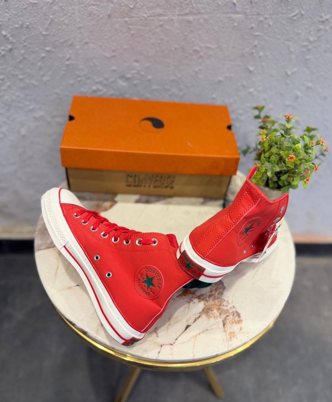 Legacy Red Canvas Sneakers – Vintage Comfort & Timeless Style (2) Legacy Red Canvas Sneakers – Vintage Comfort & Timeless Style