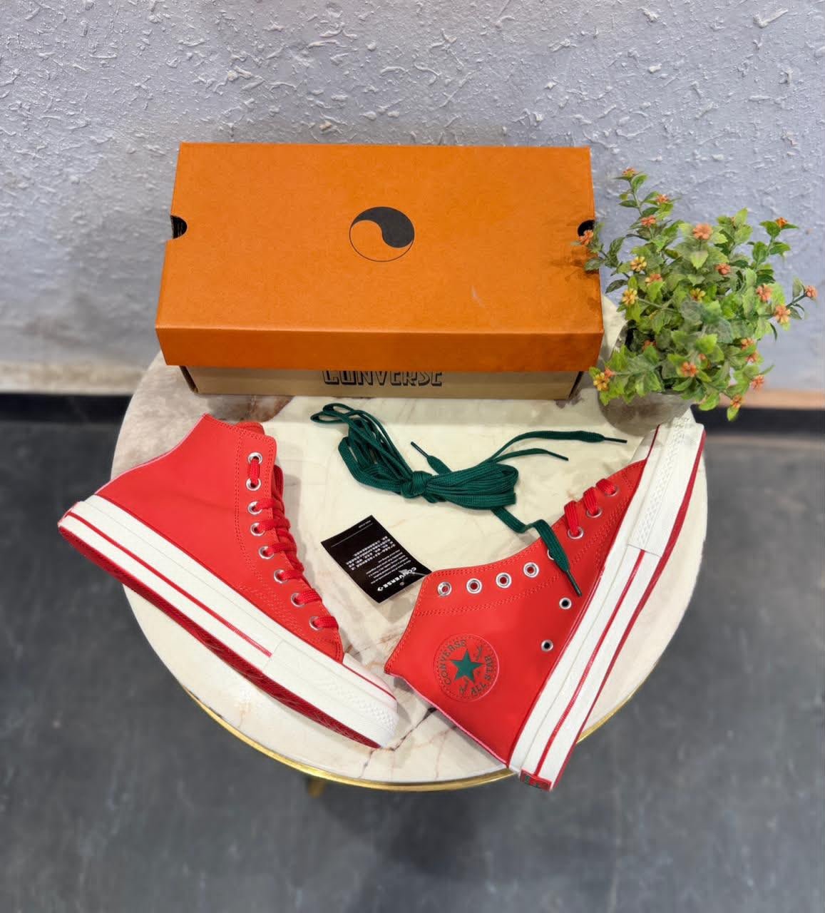 Legacy Red Canvas Sneakers – Vintage Comfort & Timeless Style (4) Legacy Red Canvas Sneakers – Vintage Comfort & Timeless Style