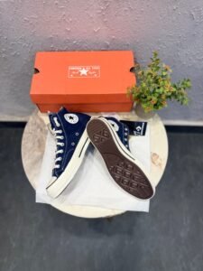 Mid Blue Classic Sneakers – Premium Comfort & Timeless Street Style