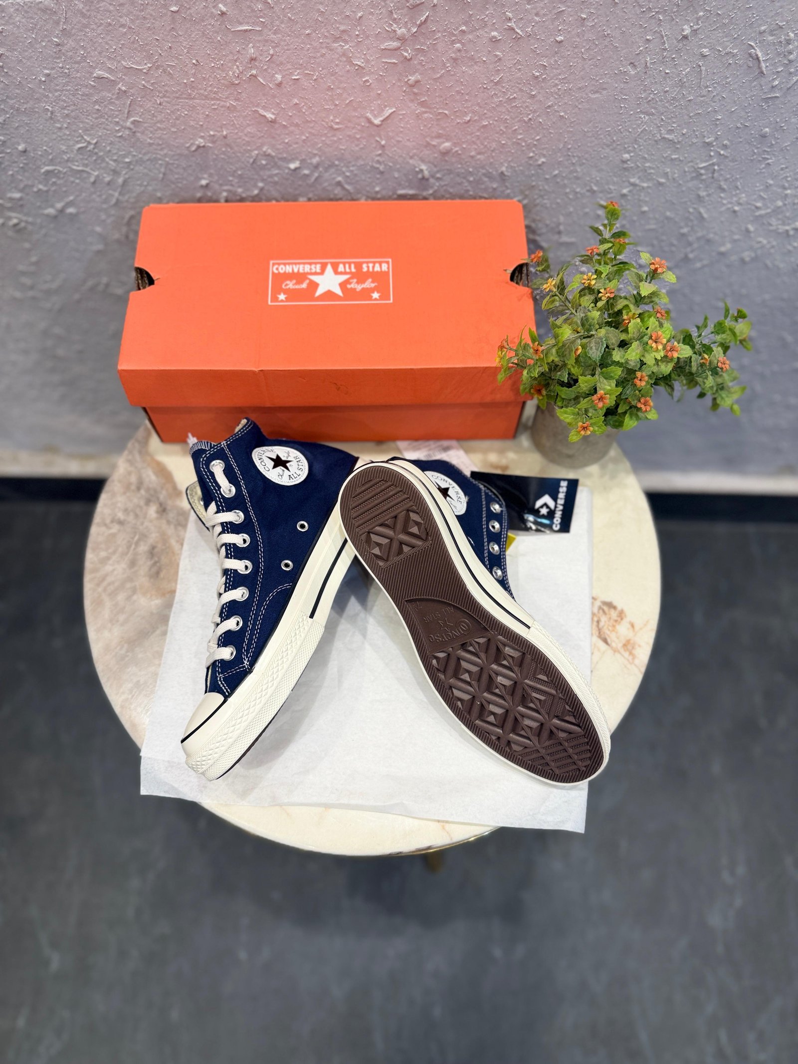 Mid Blue Classic Sneakers – Premium Comfort & Timeless Street Style