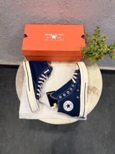 Mid Blue Classic Sneakers – Premium Comfort & Timeless Street Style