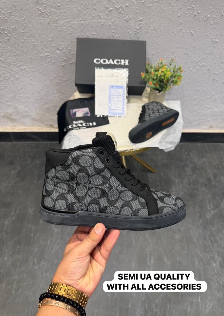Mid Grey White Luxury Trainers – Premium Comfort & Refined Style
