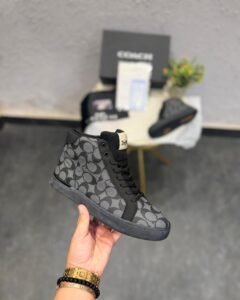 Mid Grey White Luxury Trainers – Premium Comfort & Refined Style