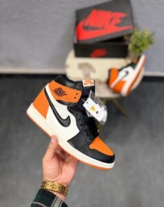 Orange Black High Top Sneakers – Premium Comfort & Iconic Street Style