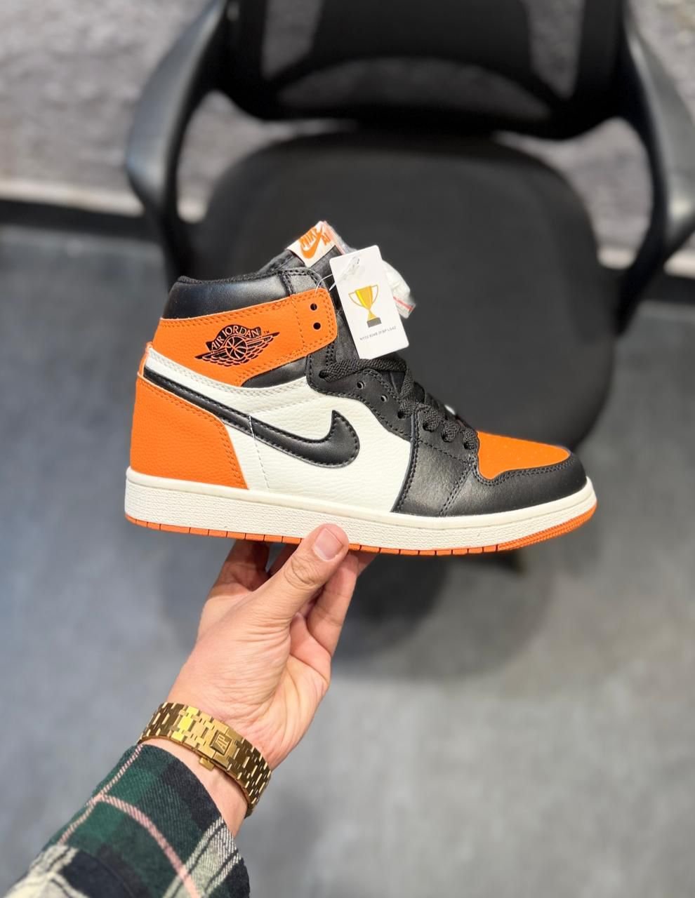 Orange Black High Top Sneakers – Premium Comfort & Iconic Street Style