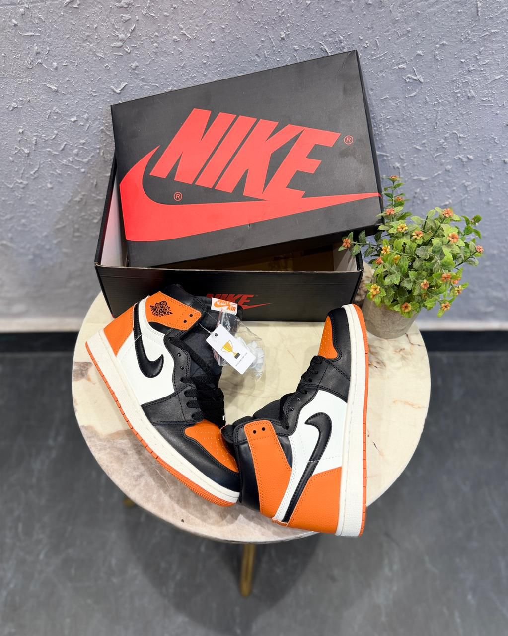 Orange Black High Top Sneakers – Premium Comfort & Iconic Street Style