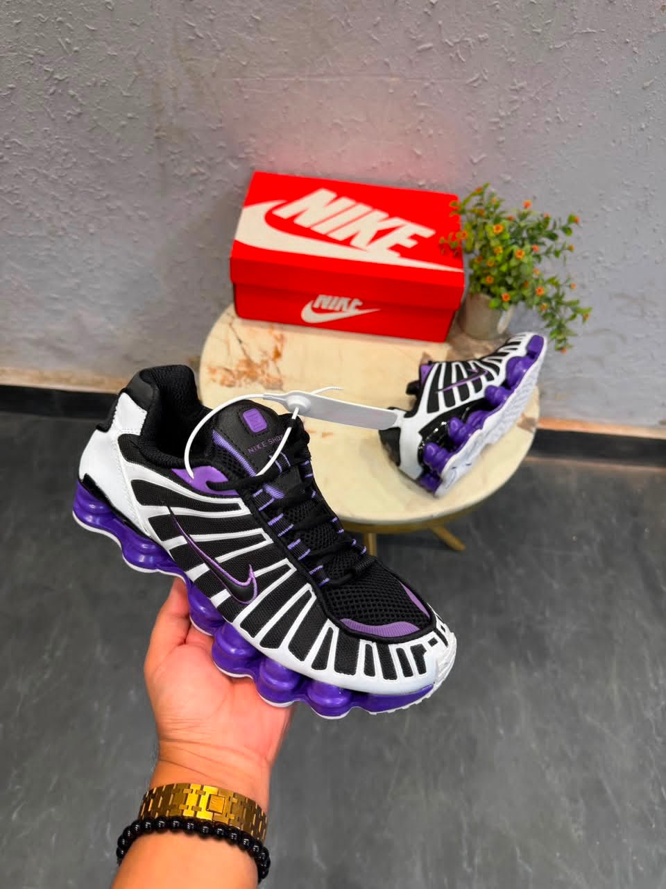 Purple White Performance Sneakers – Futuristic Comfort & Bold Style (1) Purple White Performance Sneakers – Futuristic Comfort & Bold Style