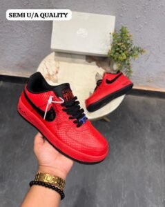 Red Black Street Sneakers – Premium Comfort & Bold Style