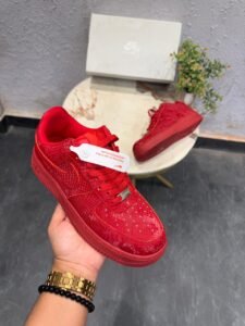 Red Statement Sneakers – Premium Comfort & Bold Street Style