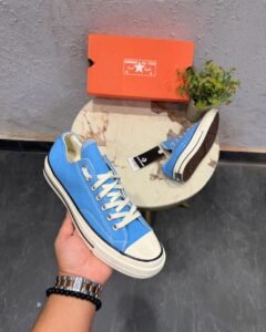 Sky Blue Low Top Sneakers – Fresh Style & Everyday Comfort