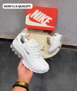 Triple White Performance Sneakers – Premium Comfort & Futuristic Style