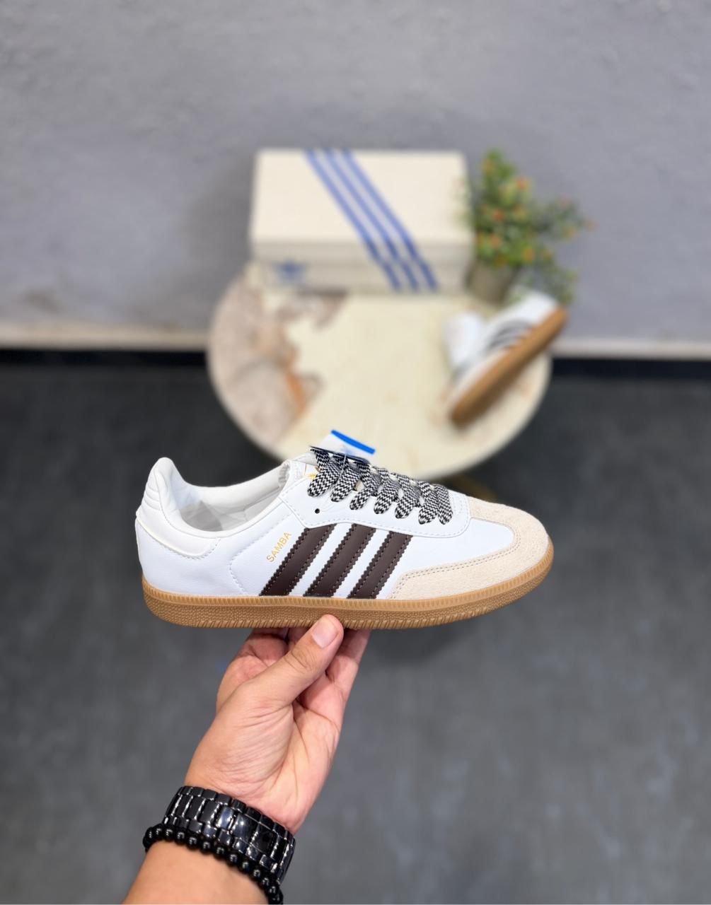 White Cherry Lace Sneakers – Premium Comfort & Retro Street Style