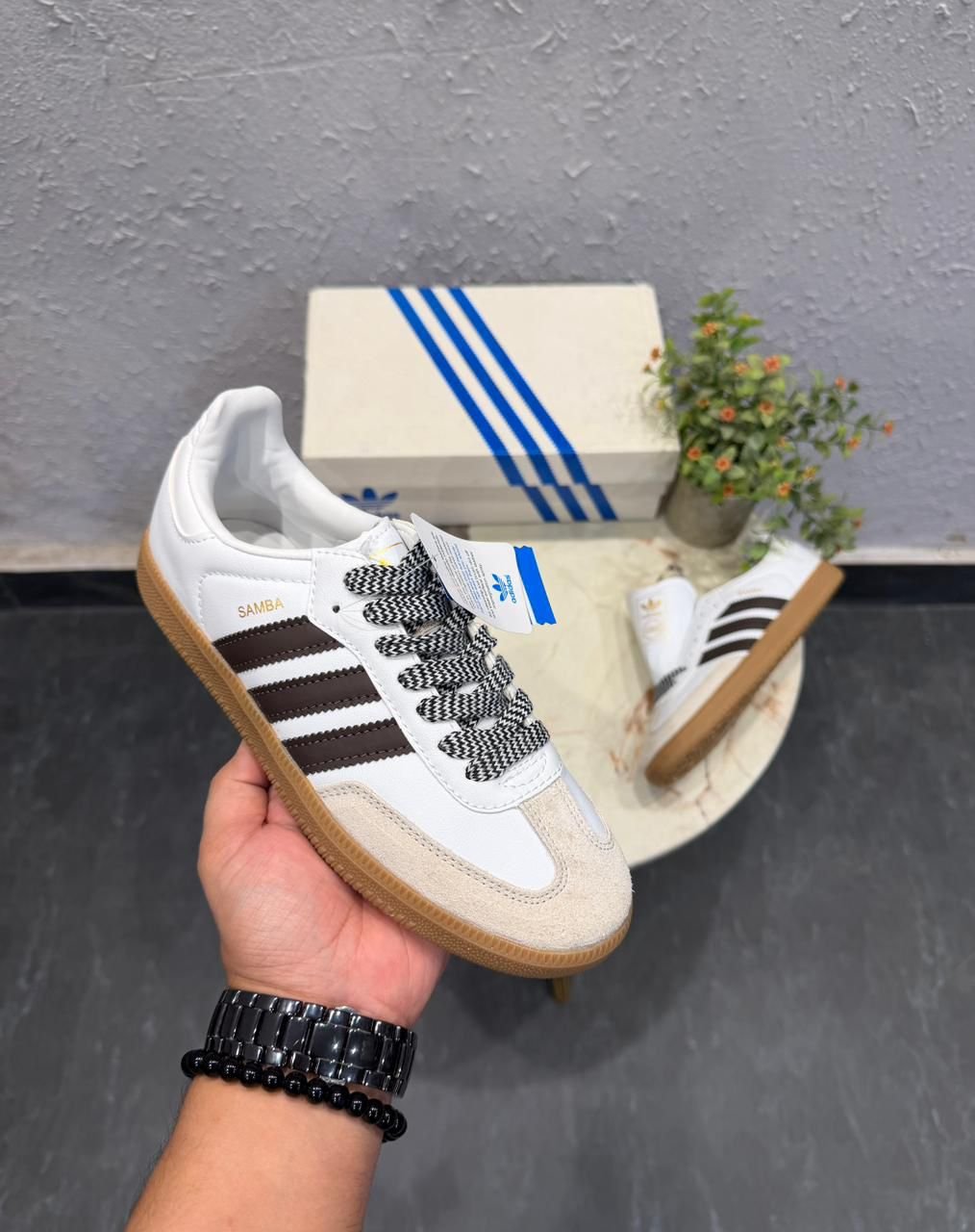 White Cherry Lace Sneakers – Premium Comfort & Retro Street Style