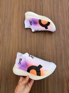 White Purple Running Sneakers – Premium Comfort & Modern Style
