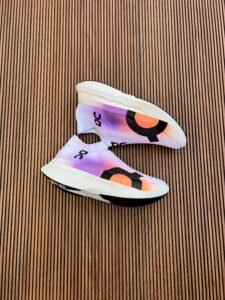 White Purple Running Sneakers – Premium Comfort & Modern Style