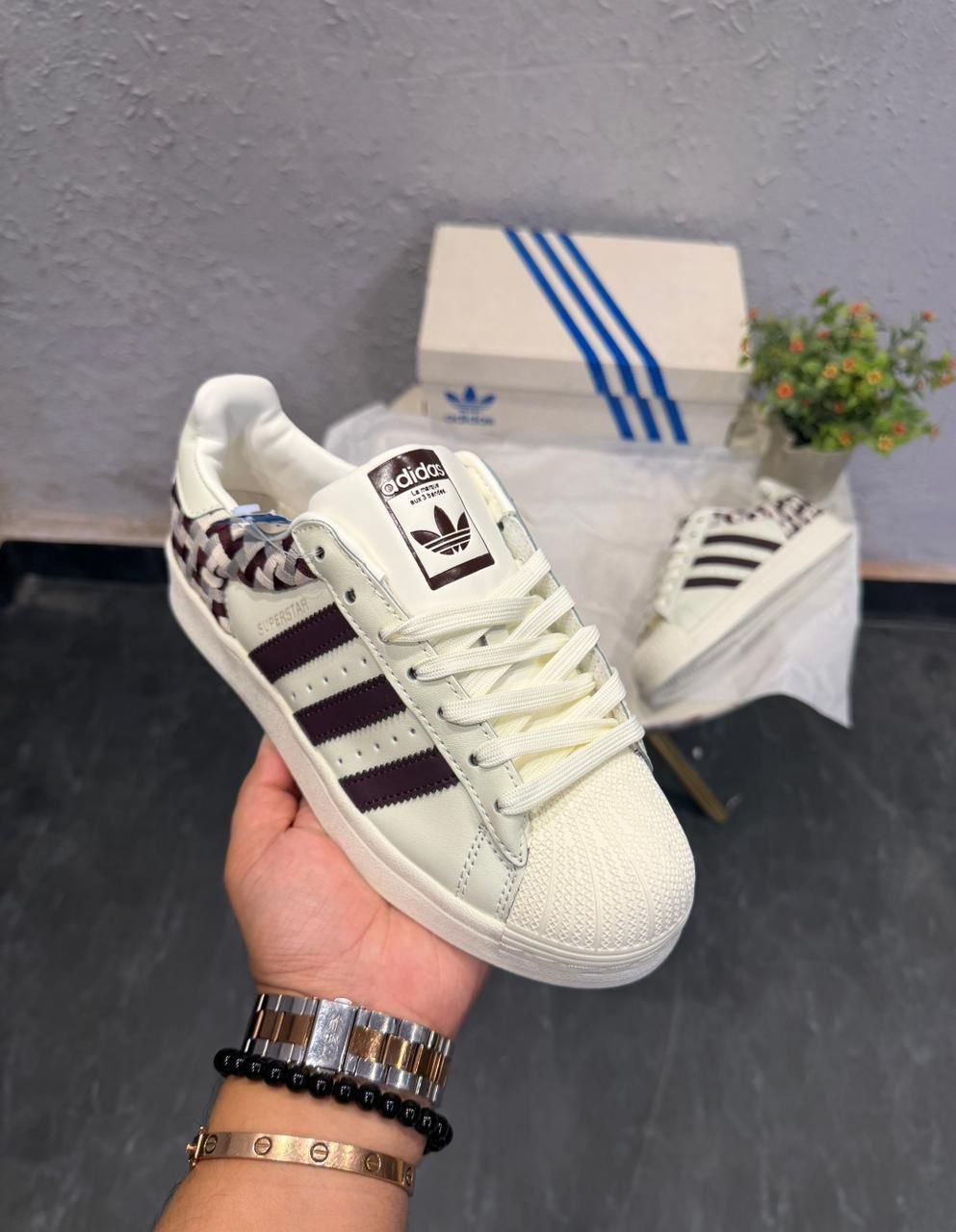 Woven White Black Sneakers – Premium Comfort & Heritage Style