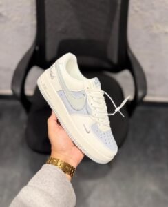 Airforce One Fresh Grey Swoosh Sneakers – Premium Lifestyle Edition