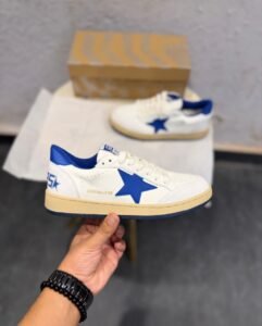 Ball Star White Blue Sneakers – Premium Lifestyle Edition