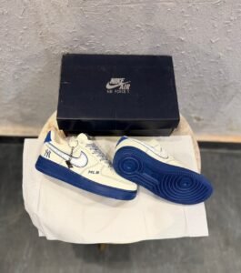 Baseball Heritage Lifestyle Sneakers – Premium White & Navy Edition