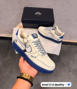 Baseball Heritage Lifestyle Sneakers – Premium White & Navy Edition