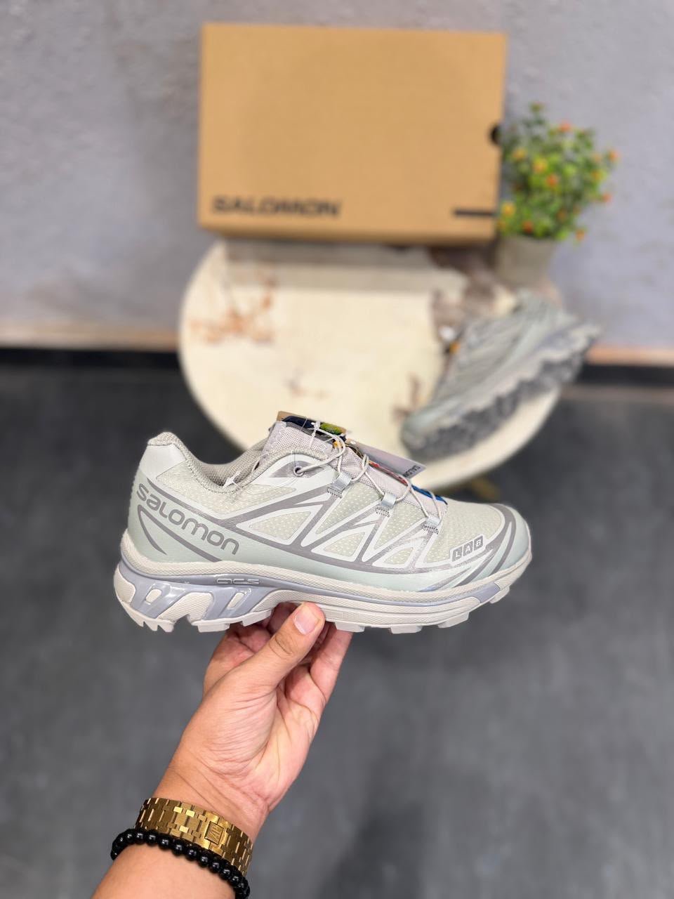 Ghost Grey Trail Sneakers – Premium Outdoor Performance Shoes
