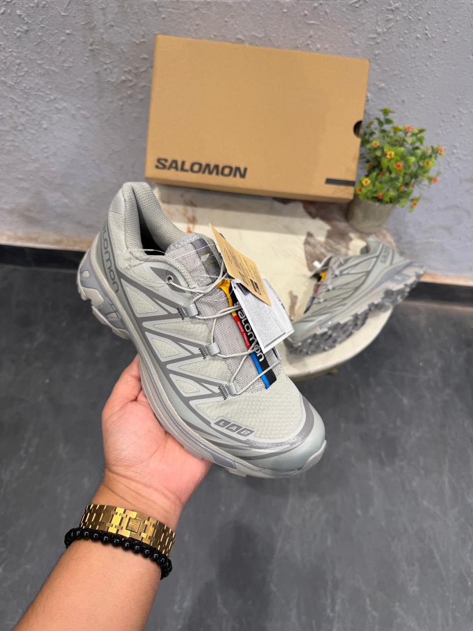 Ghost Grey Trail Sneakers – Premium Outdoor Performance Shoes