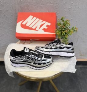 P-6000 Trainer Metallic Black Sneakers – Premium Lifestyle Edition (1)