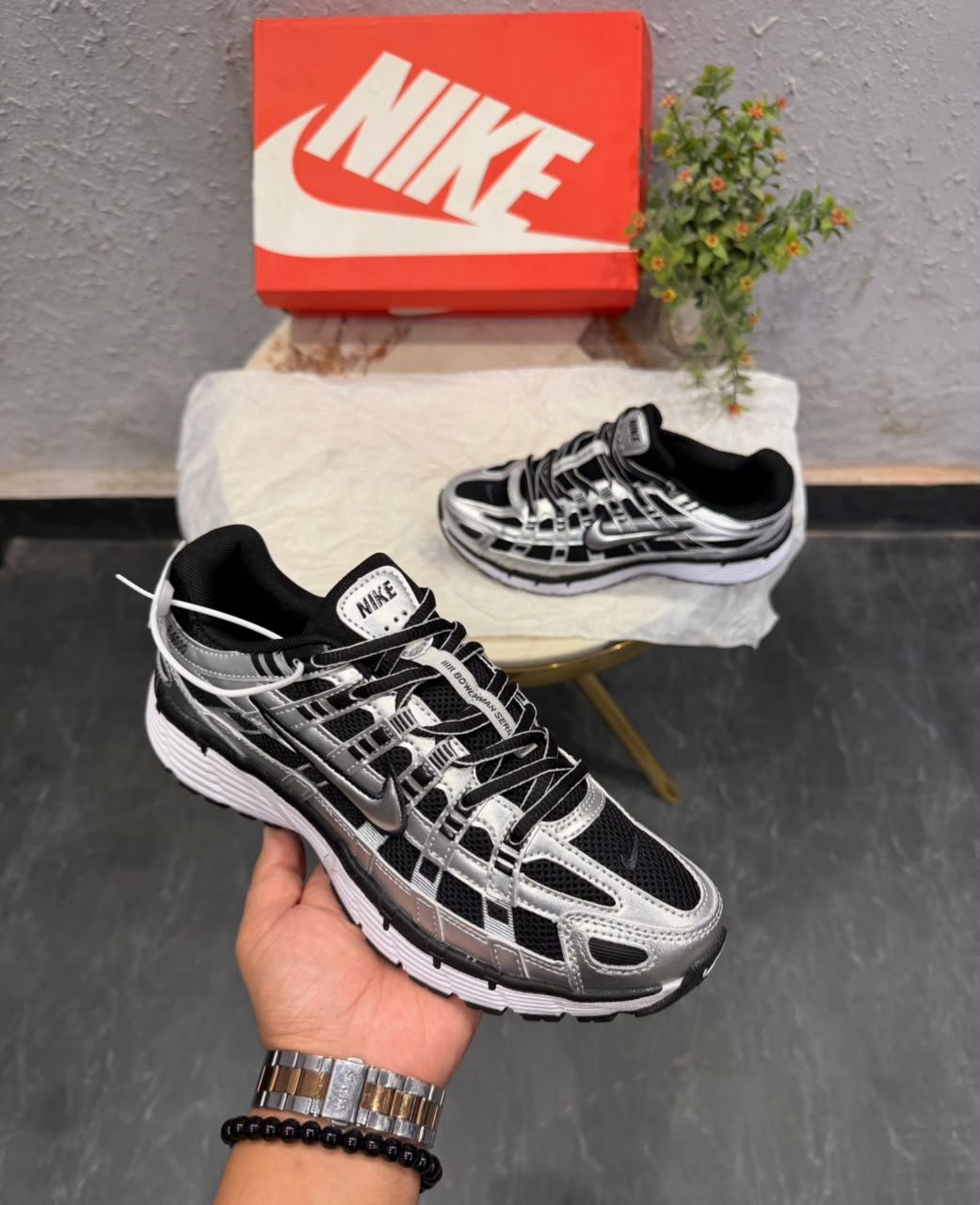 P-6000 Trainer Metallic Black Sneakers – Premium Lifestyle Edition (3) P-6000 Trainer Metallic Black Sneakers – Premium Lifestyle Edition (3)