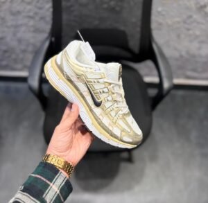 P-6000 Trainer Metallic Gold Sneakers – Premium Lifestyle Edition (4)