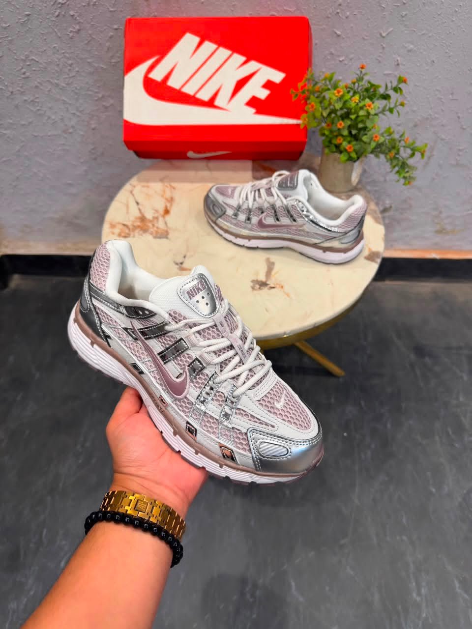 P-6000 Trainer Metallic Wine Swoosh Sneakers – Premium Lifestyle Edition (3) P-6000 Trainer Metallic Wine Swoosh Sneakers – Premium Lifestyle Edition (3)