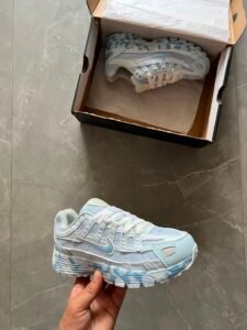 P-6000 Trainer White Sky Shaded Sneakers for Girls – Premium Lifestyle Edition