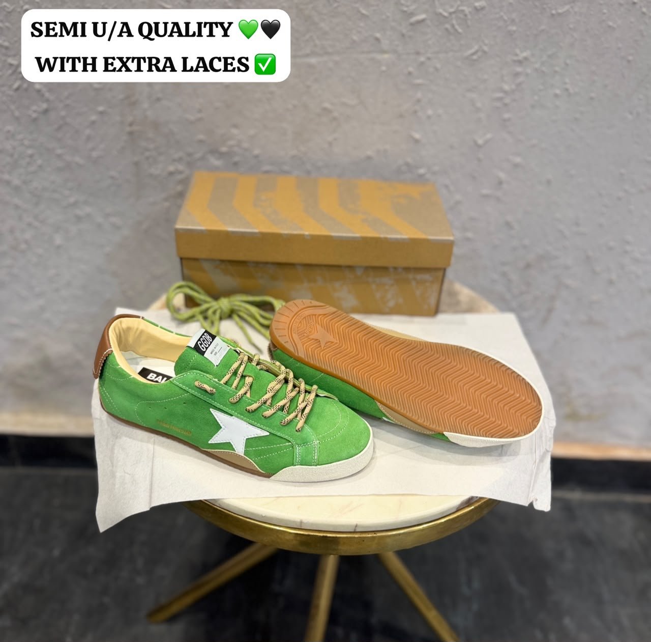 Premium Green Leather Lifestyle Sneakers – Heritage Edition (2)
