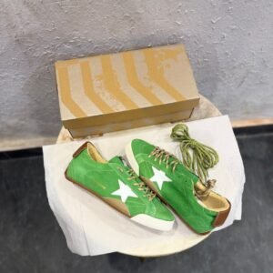 Premium Green Leather Lifestyle Sneakers – Heritage Edition (4)