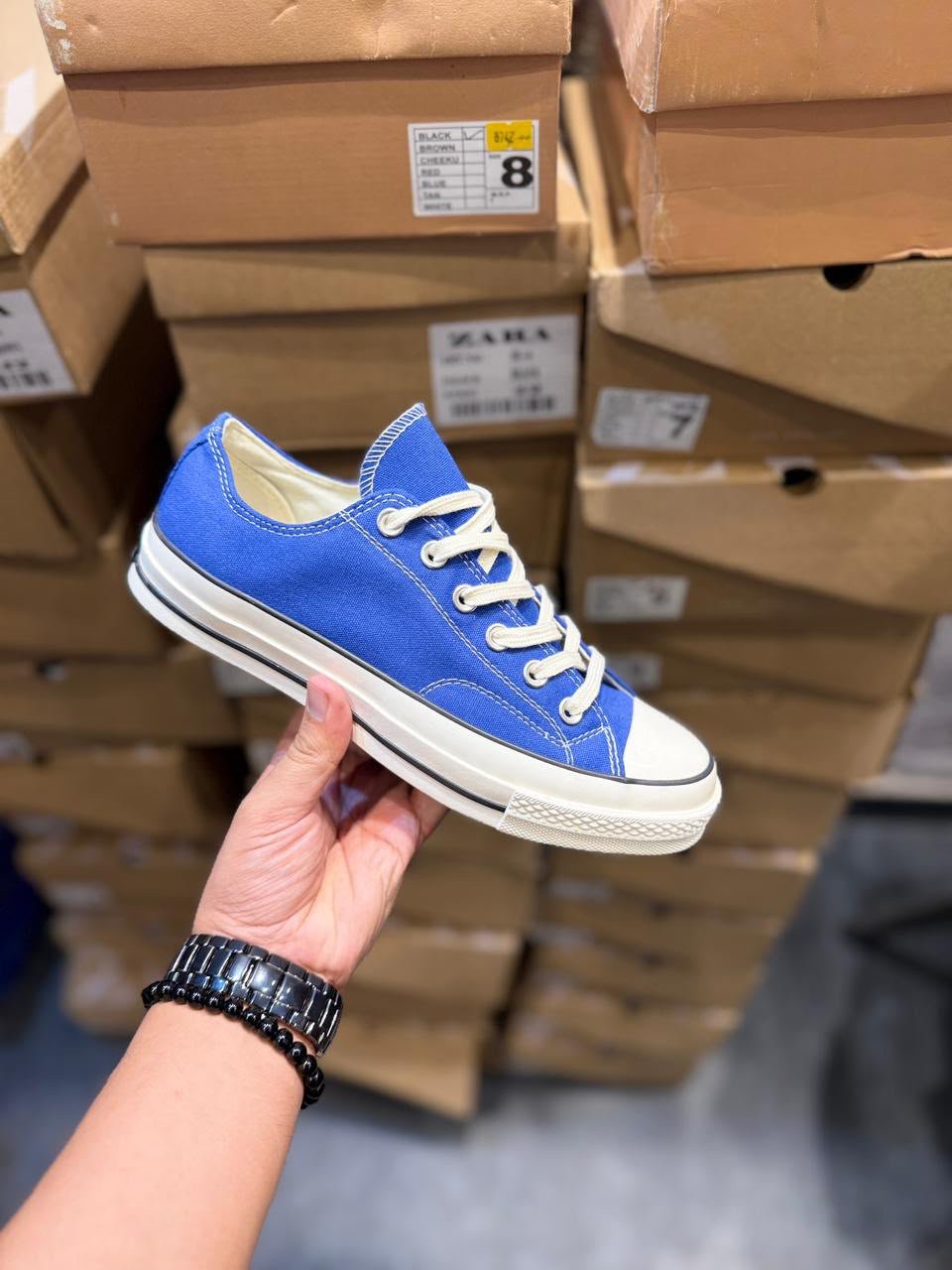 Royal Blue Canvas Sneakers – Premium Everyday Lifestyle Shoes