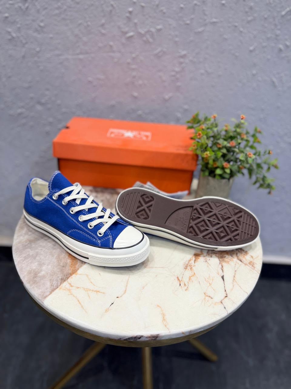 Royal Blue Canvas Sneakers – Premium Everyday Lifestyle Shoes