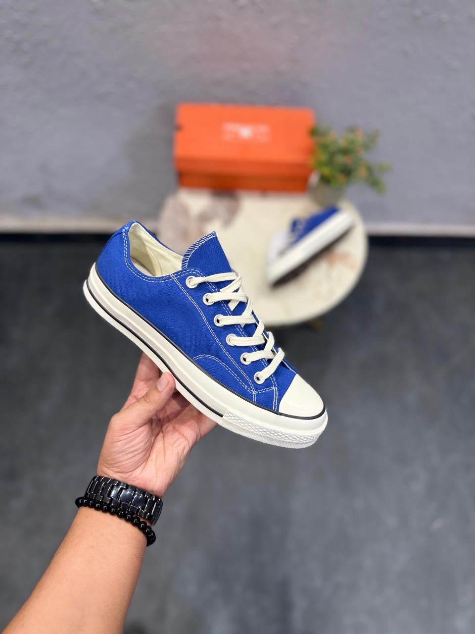 Royal Blue Canvas Sneakers – Premium Everyday Lifestyle Shoes