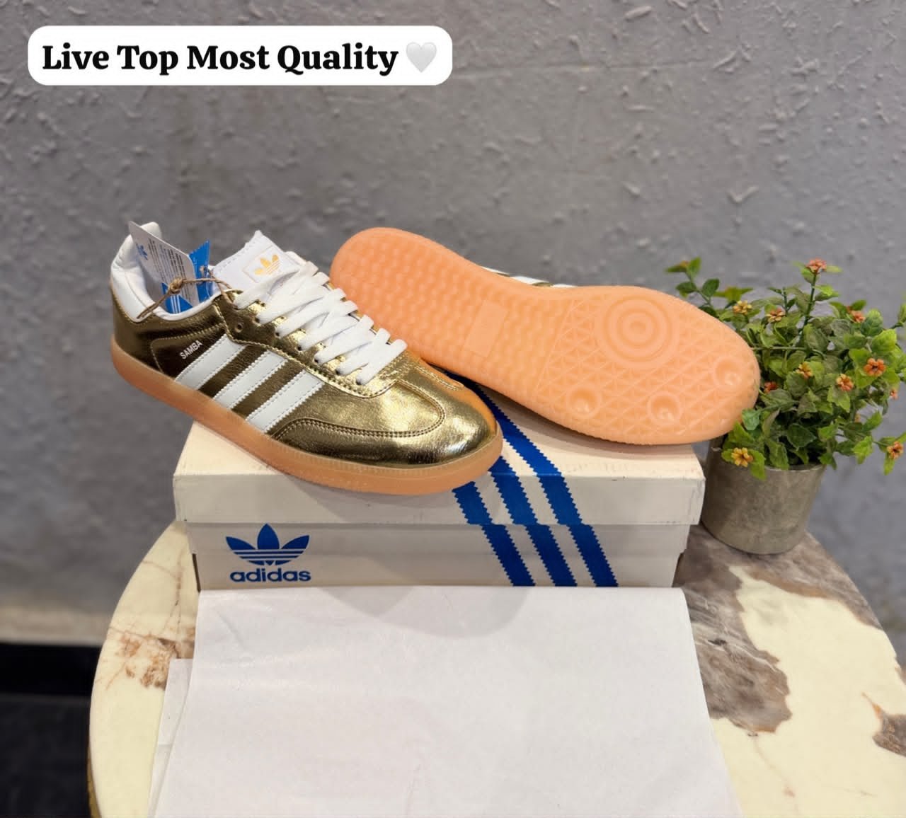 Samba Golden White Sneakers – Premium Lifestyle Edition (2)