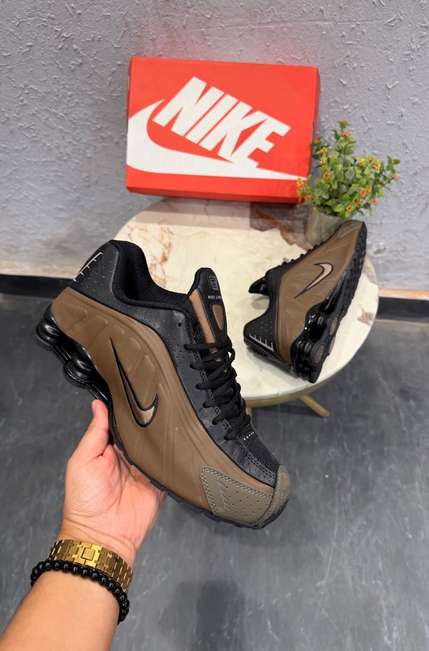 Shox Silver Black Brown Sneakers – Premium Performance Edition (3) Shox Silver Black Brown Sneakers – Premium Performance Edition (3)