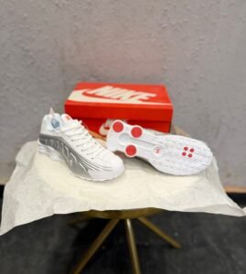 Shox Silver White Silver Sneakers – Premium Performance Edition (1)