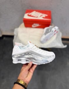 Shox Silver White Silver Sneakers – Premium Performance Edition (2)