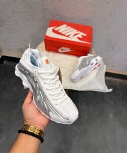 Shox Silver White Silver Sneakers – Premium Performance Edition (4)