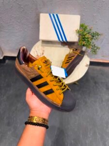 Superstar 2nd Generation Tan Black Sole Sneakers – Premium Lifestyle Edition (2)