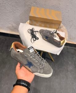 True Star Dark Grey Leather Sneakers – Premium Lifestyle Edition (4)