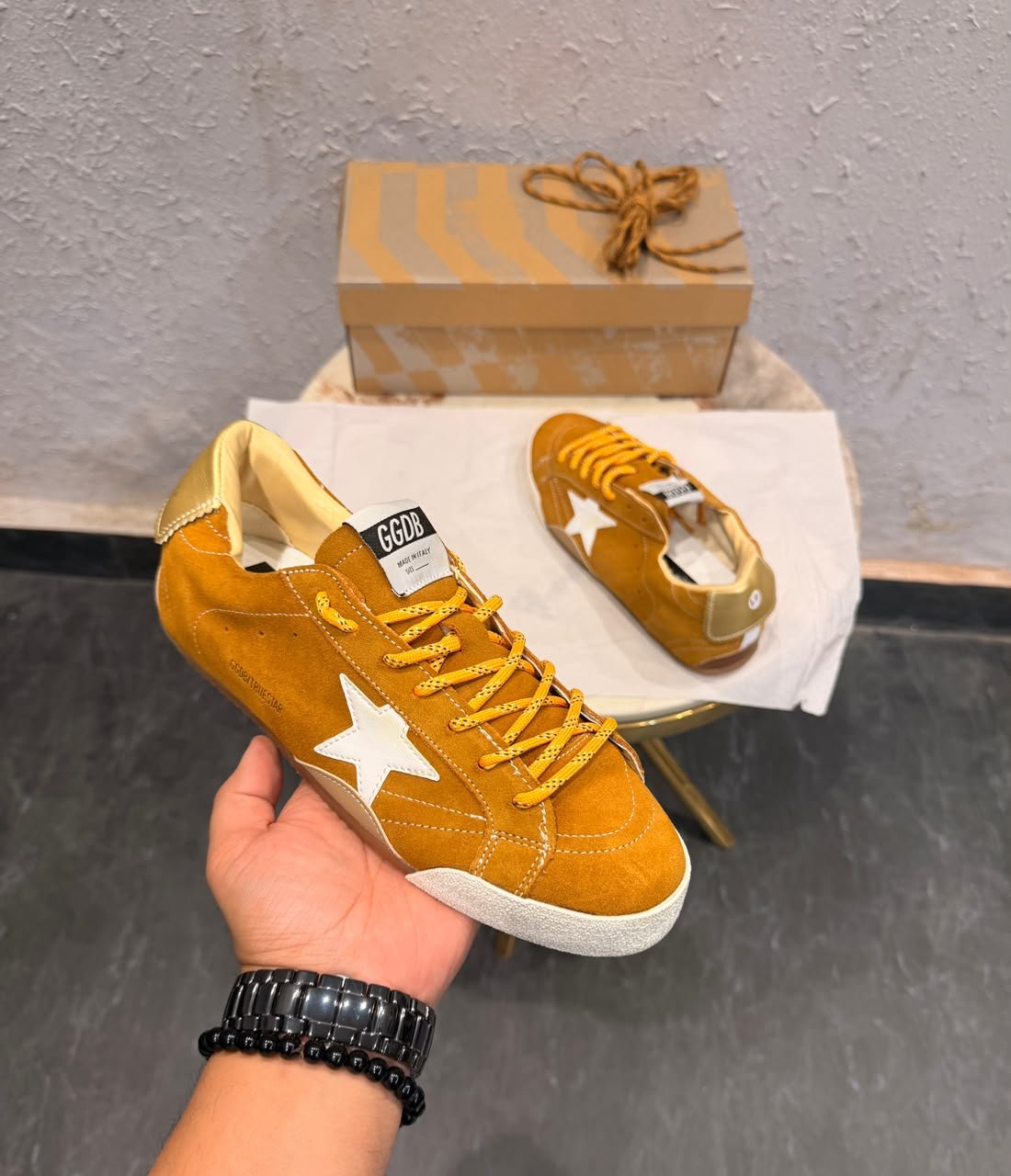 True Star Suede Leather Light Brown Sneakers – Premium Lifestyle Edition (1) True Star Suede Leather Light Brown Sneakers – Premium Lifestyle Edition (1)