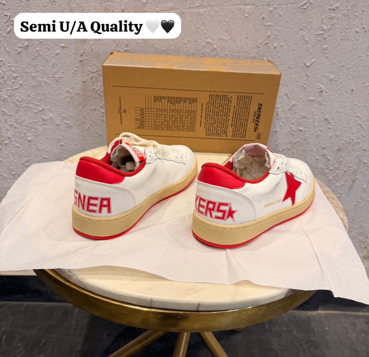 Vintage White Red Lifestyle Sneakers – Premium Comfort & Luxury Street Style