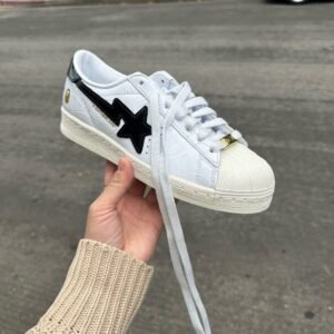 White Black Camo Lifestyle Sneakers – Premium Streetwear Edition
